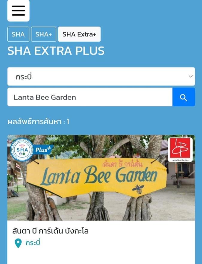 Lanta Bee Garden Bungalow Sha Extra Plus 란타섬 외부 사진
